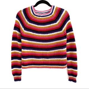 ARIZONA Jean Co Stripped Pullover Sweater Size M